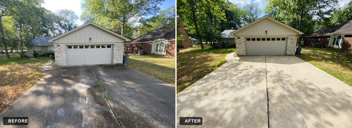 Detached Garage — Before & After