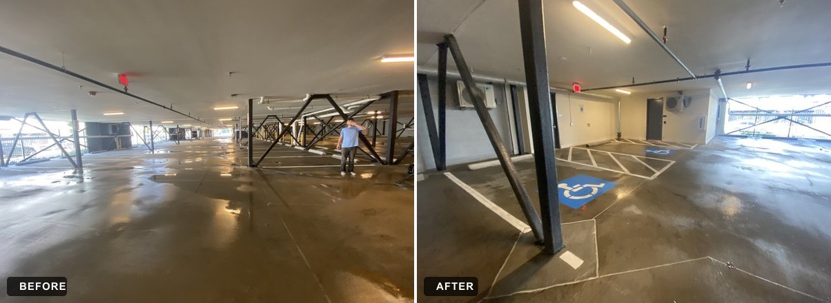 Parking Garage — Before & After
