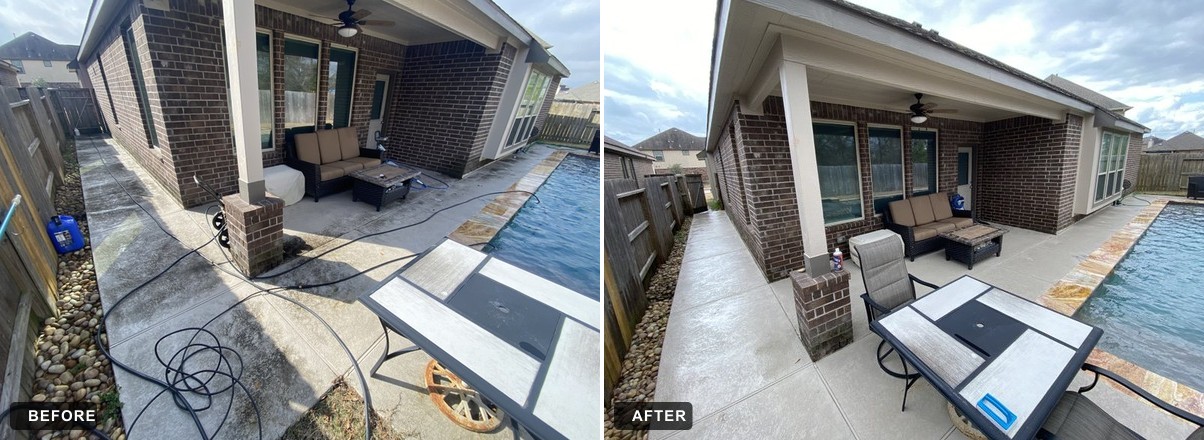 Patio & Pool Deck — Before & After