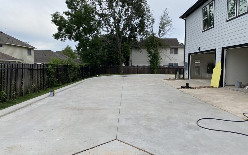 Post-Construction Driveway